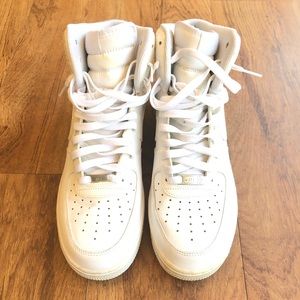 MEN'S NIKE AIR FORCE 1 HIGH WHITE SIZE10.5